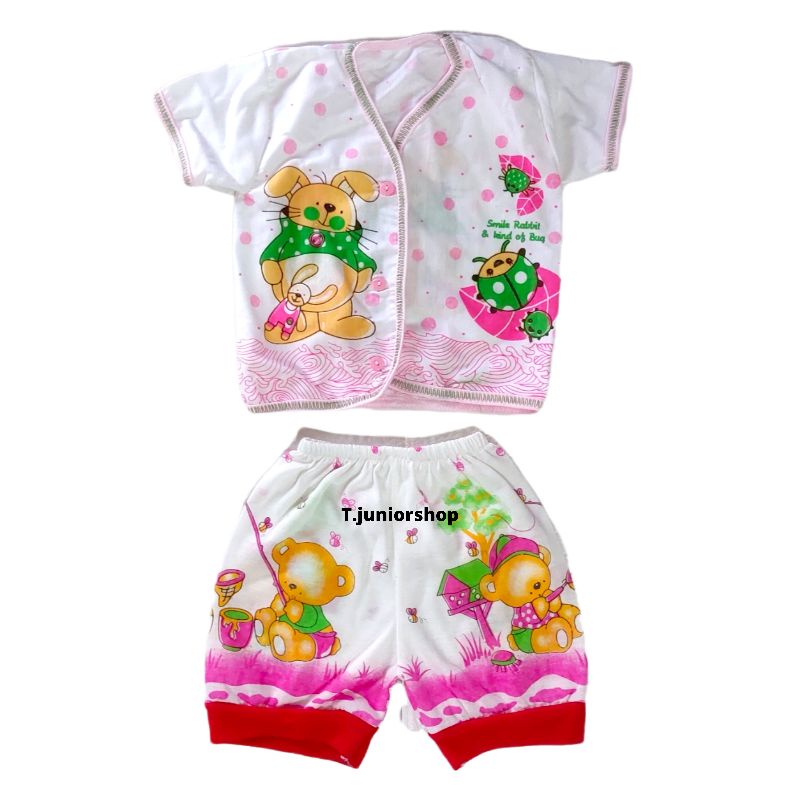 SETELAN BAJU PENDEK BAYI BARU LAHIR