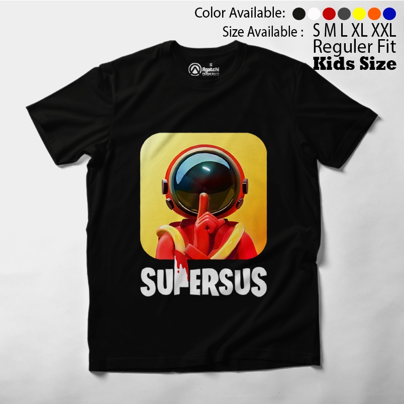 Baju Kaos Atasan Anak Laki Laki Game Super Sus