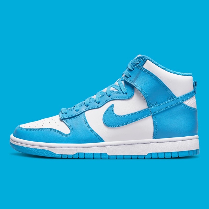 Sepatu Sneakers Original Nike Dunk High Championship Laser Blue / Nike Dunk High Football Grey
