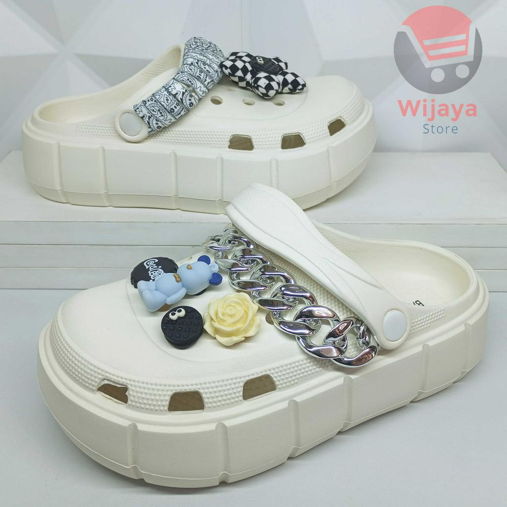 Sandal Baim Wanita BALANCE 8067 FUJI Slop Cewek Sendal Slide Kokop Selop Croc 9008