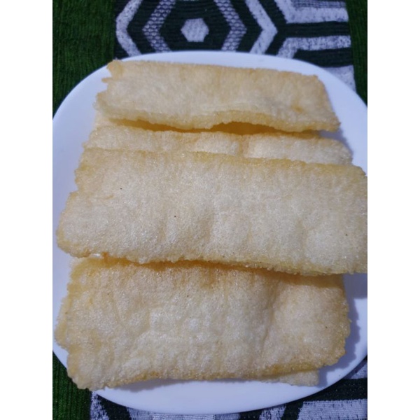 

krupuk rambak tepung dan reginang