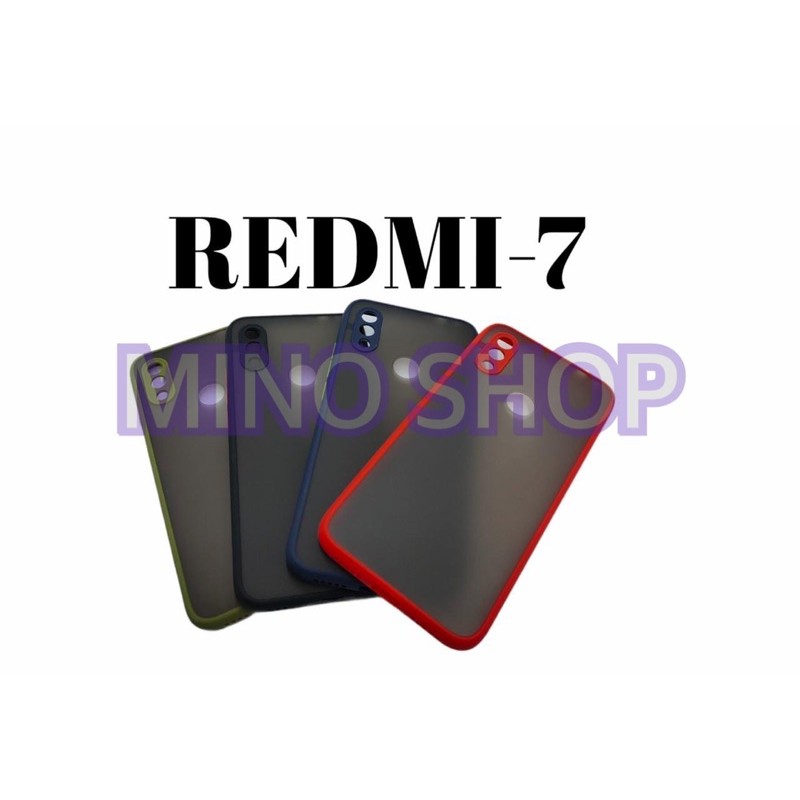 SOFTCASE XIAOMI REDMI 7 - HARDCASE DOVE MYCHOICE PLUS PELINDUNG KAMERA - AERO CASE