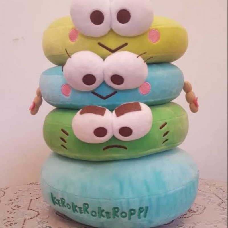 Boneka Donat Ring Toss Plush Keroppi Original Sanrio