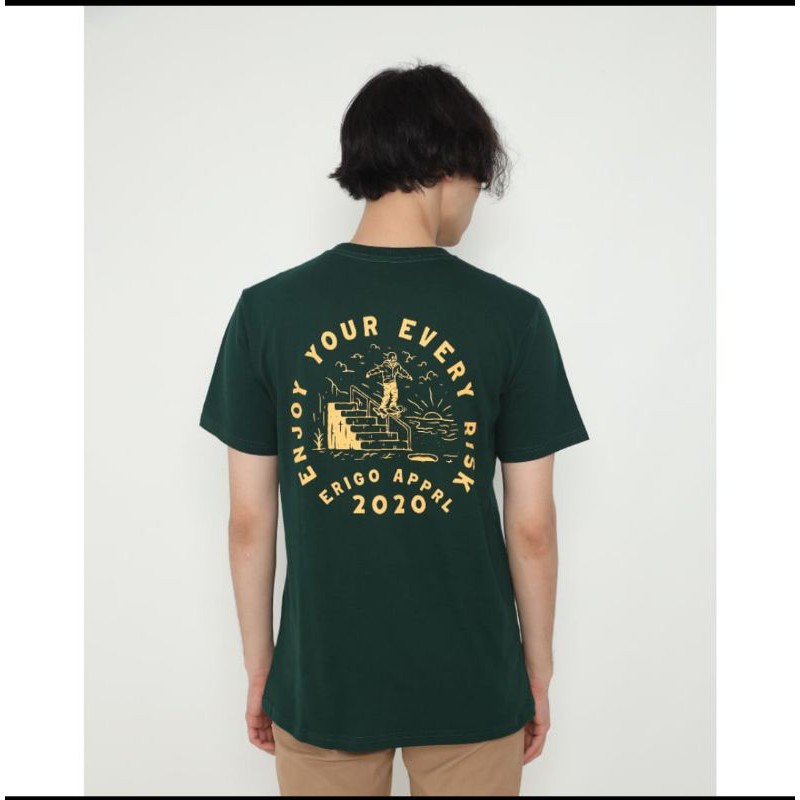 GOCEN - kaos erigo summer project/ erigo t shirt/ kaos pria distro hijau