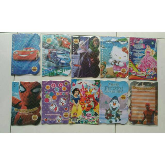 

Loose leaf kartun isi kertas