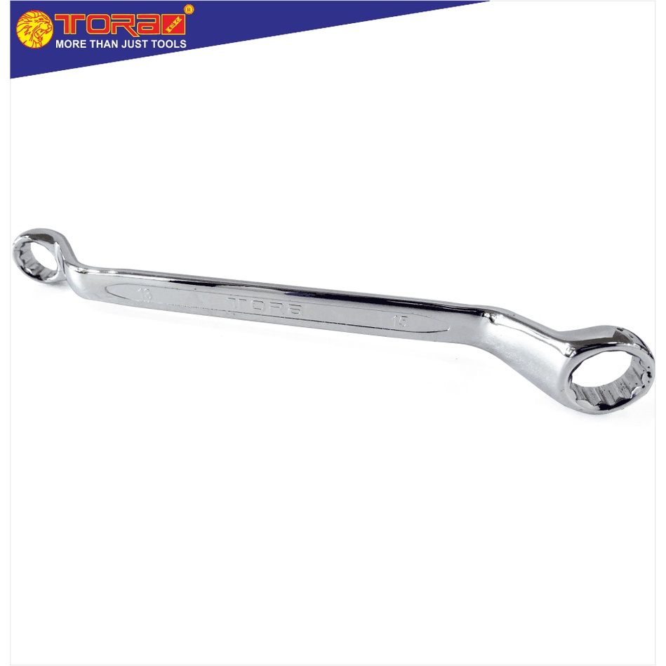 TORA Kunci Ring 13 x 15 mm - Double Ring Offset Spanner