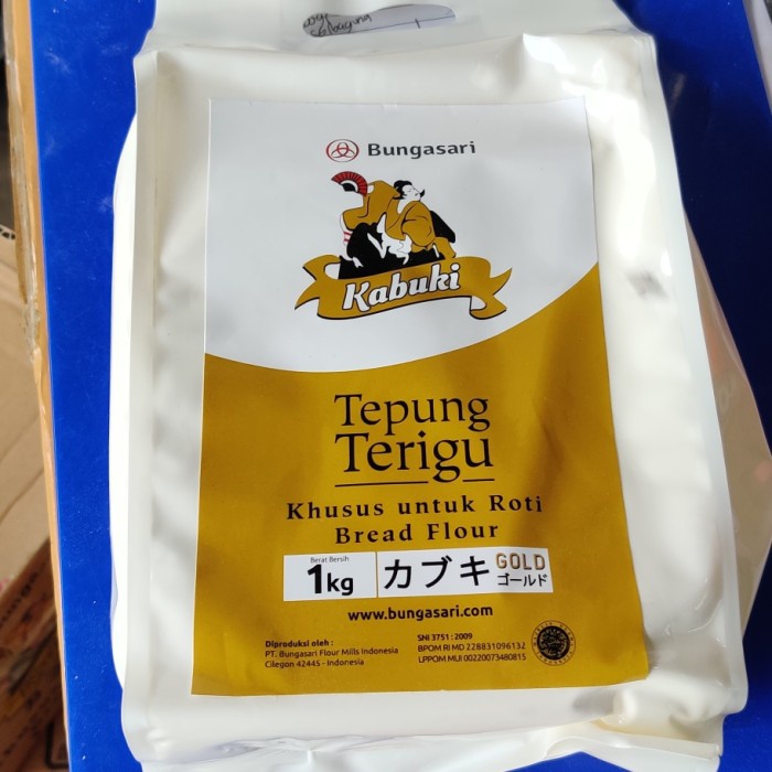 

PROMO [COD] Tepung Terigu Kabuki Gold Premium 1kg Protein Tinggi Original Pack