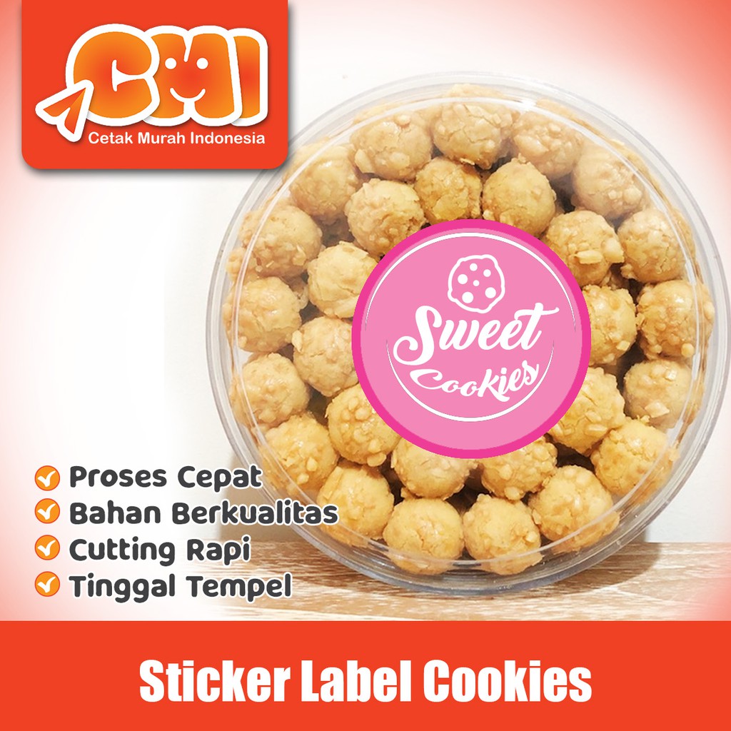 

CETAK STIKER KROMO LABEL COOKIES