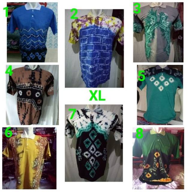 Kaos Sasirangan Lengan Pendek