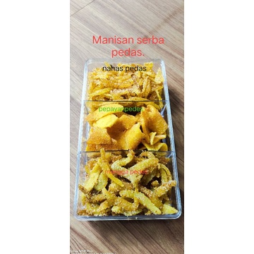 

Paket Manisan Buah Kering toples Sekat 3