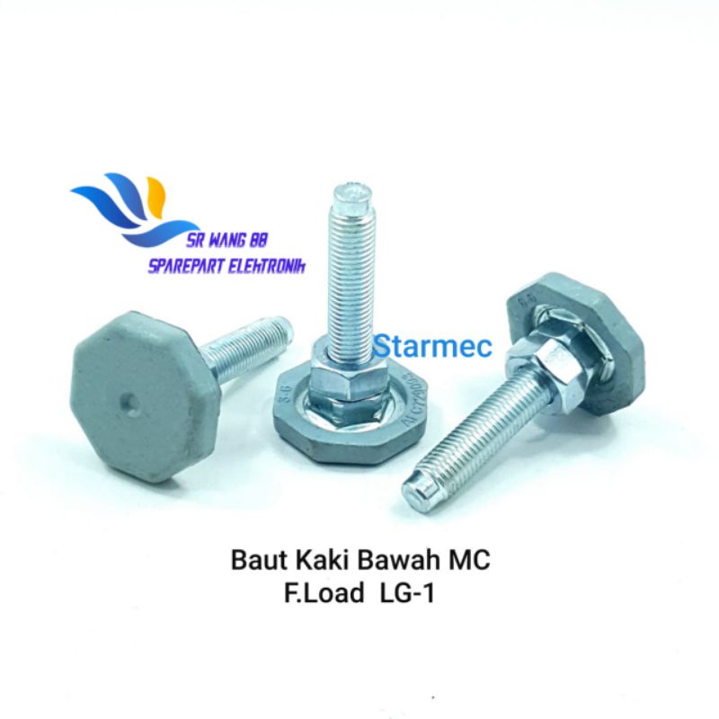 BAUT KARET KAKI MESIN CUCI FRONT LOADING LG