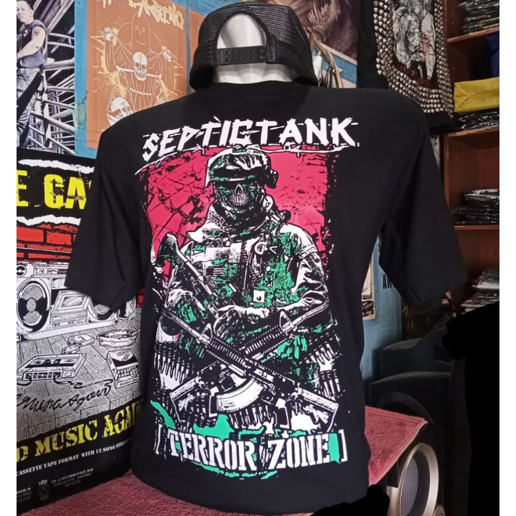 jual kaos punk SEPTICTANK