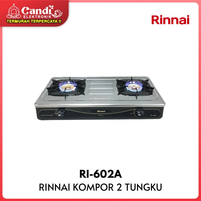 RINNAI Kompor Gas 2 Tungku RI-602A