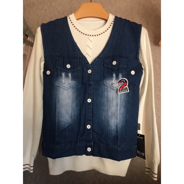Jaket Rompi Denim Vest