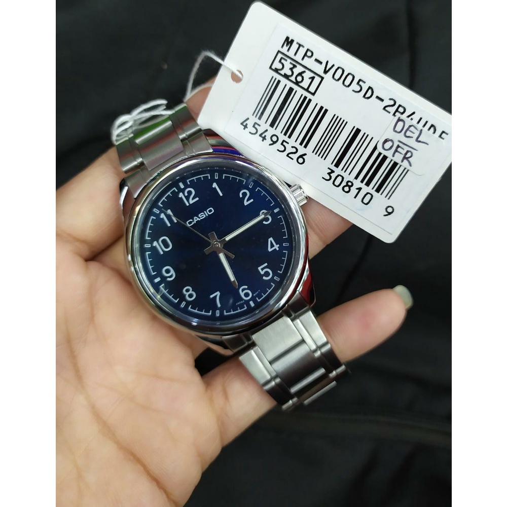 Jam Tangan Pria Casio MTP-V005D-2B4UDF/MTP-V005D-7B4UDF Original