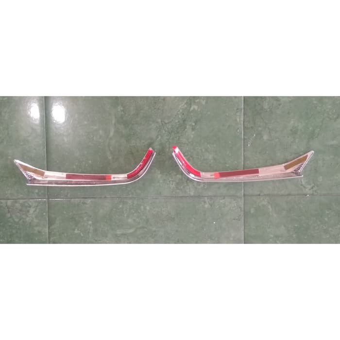 cover side bumper avanza xenia 2019 chrome