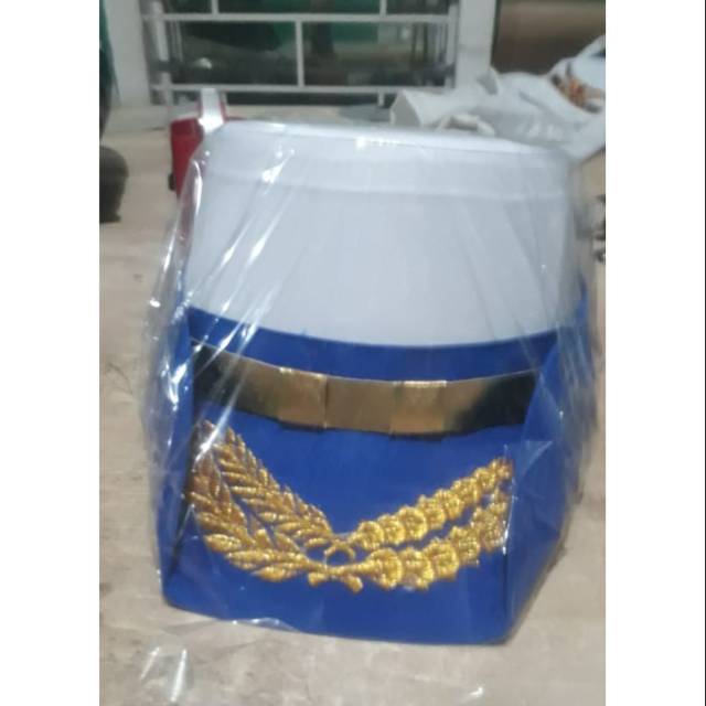 Topi paskibra murah + emblem