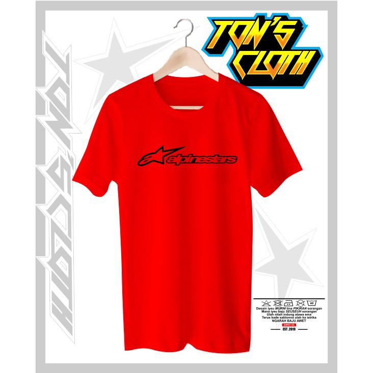 Kaos Baju Racing Alpinestar Logo Kaos otomotif _ FENI COLLECTION