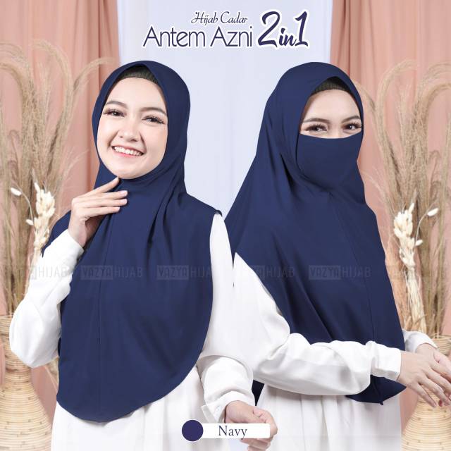 Hijab Cadar Antem Azni 2in1