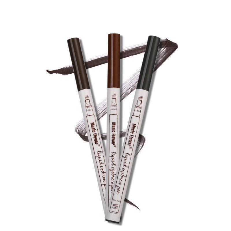 BIG SALER!! PENA / PENSIL ALIS 4 FORK TIP ORIGINAL EYEBROW TATTOO MAKEUP WATERPROOF COSMETIC