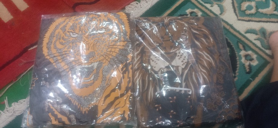 Kemeja Batik Singa Sogan Full Furing Katun Halus Sragenan Size M-xxl Asli Solo