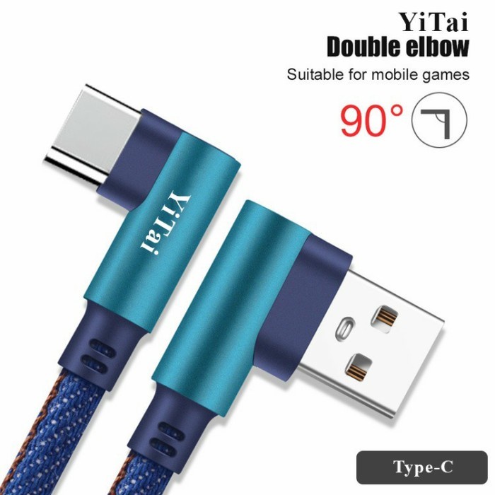 KABEL DATA GAMING DENIM YI TAI TYPE C YGC-100 FAST CHARGING - SC