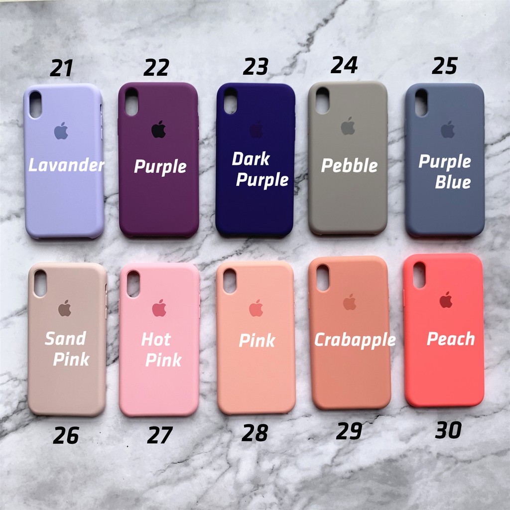 IPhone Case Original Silicone APPLE CASE IPhone 5/5s/Se/6/6s/6+/6s+/7/7+/8/8+/X/Xs/XR/XsMax/11promax-4