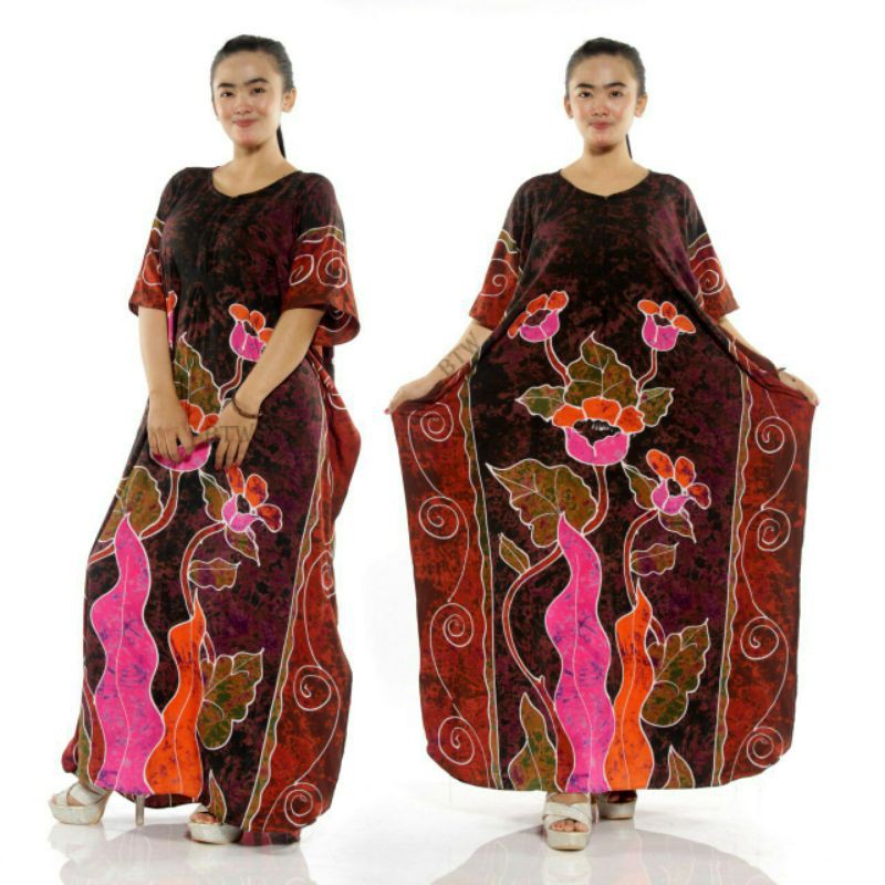 Batik Cap Tulis Longdress Jumbo Daster Bali Big Size