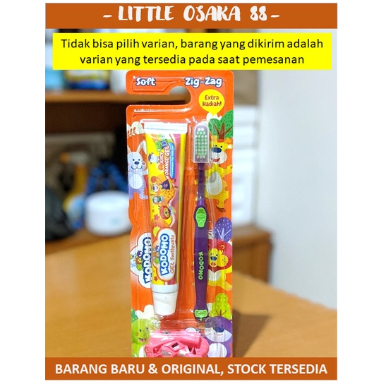 Paket Pasta Gigi Odol Sikat Gigi Anak Kodomo Soft Extra Hadiah