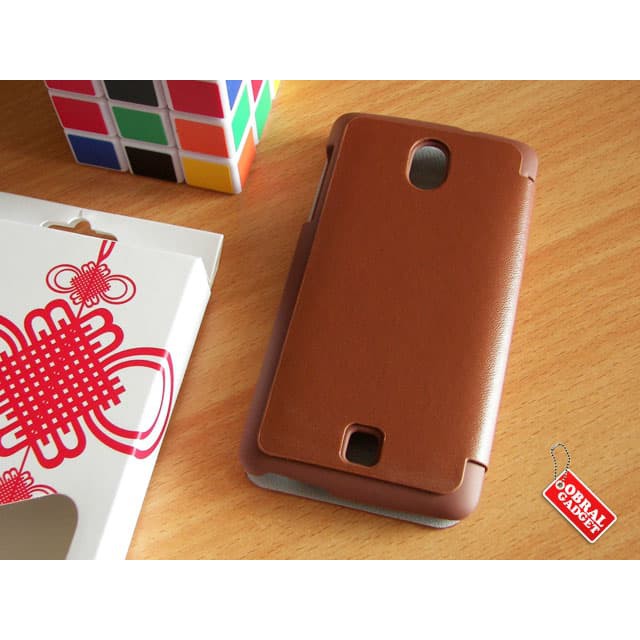 Oppo Find Muse R821 Slim Leather Flip Case Flipcase Cover Flipcover