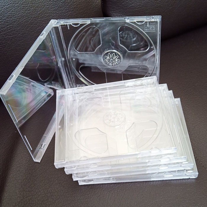 Kotak CD / DVD Mika Transparant Tebal