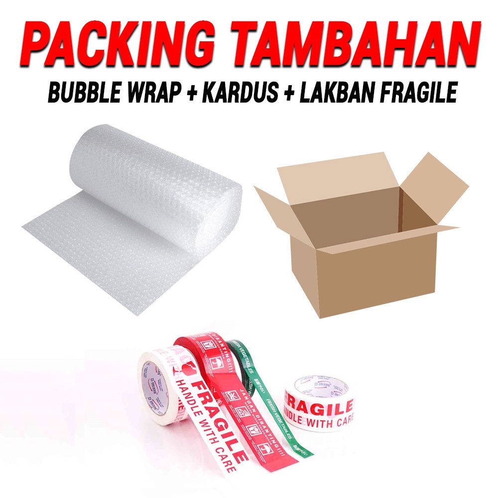 

Tambahan Perlindungan yaitu Dos Tebal dan Bubble Berlapis-lapis ( Pelindung )