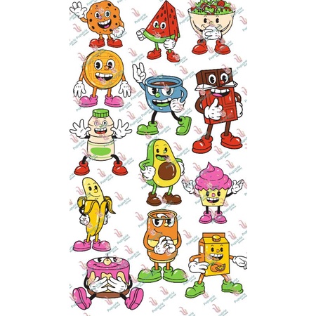 

25 pcs stiker cutting manual glossy ready stock Order harap sabar yaa kak