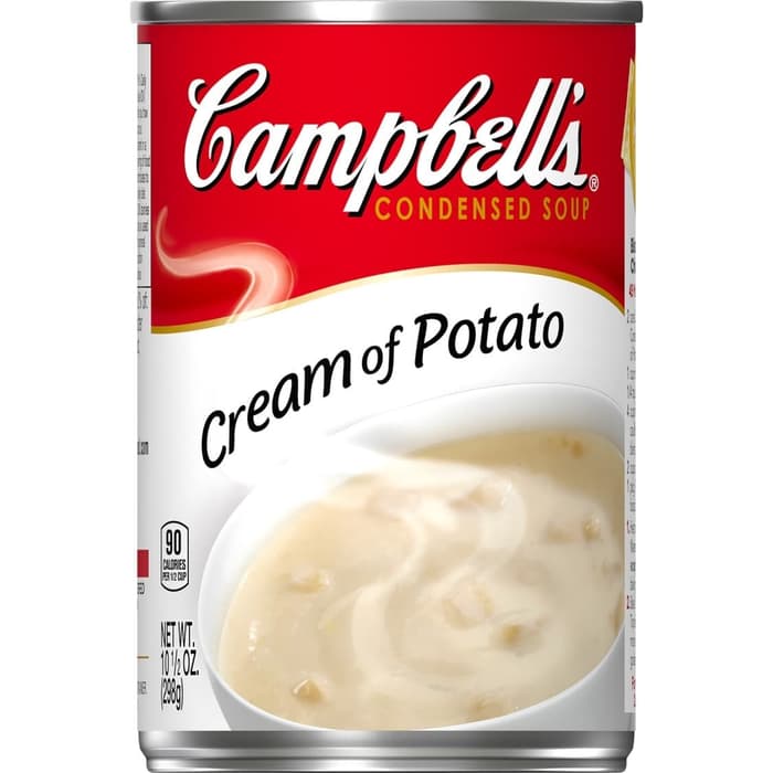 

Campbell's Condensed Soup Cream of Potato - sup instan krim kentang