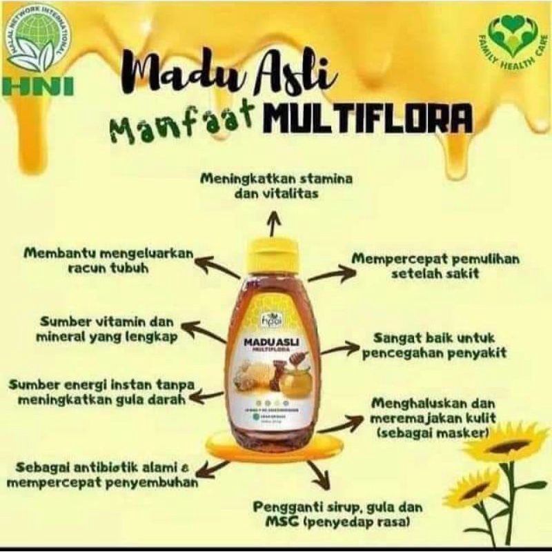 

Madu multiflora ori