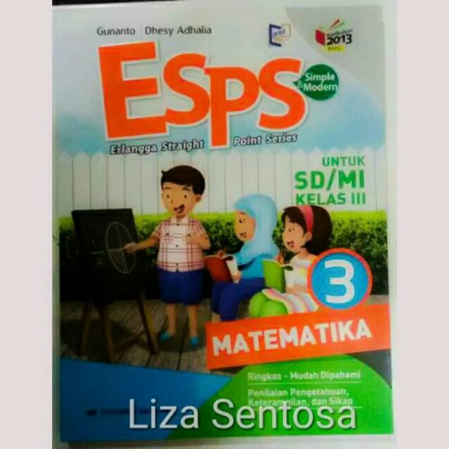 Buku Matematika ESPS Kurikulum K13 Penerbit Erlangga