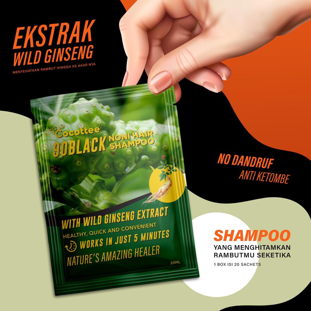 ❄️MATCHA❄️BOX !!NEW PACK BSY GO BLACK BY COCOTTEE / SHAMPO PENGHITAM RAMBUT ORIGINAL NONI