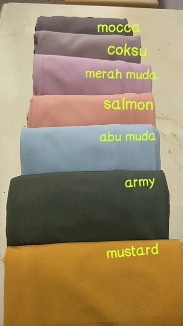 Jilbab malaysia anak hijab anak no ped jersey super