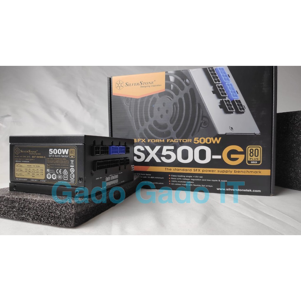 Power Supply Unit SFX PSU SILVERSTONE SX500-G MINI 500Watt 80+ GOLD Full Modular