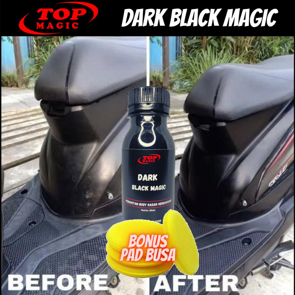 TERLARISS!!! TOP DARK BLACK MAGIC PENGHITAM BODY MOTOR MOBIL PENGHITAM Dashboard Cover knalpot