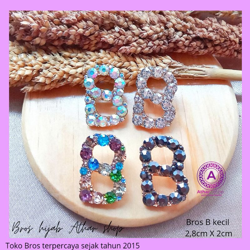 Bros B/bross signature branded import premium/brooch button/Bros hijab Athar shop scarve/Bros dada