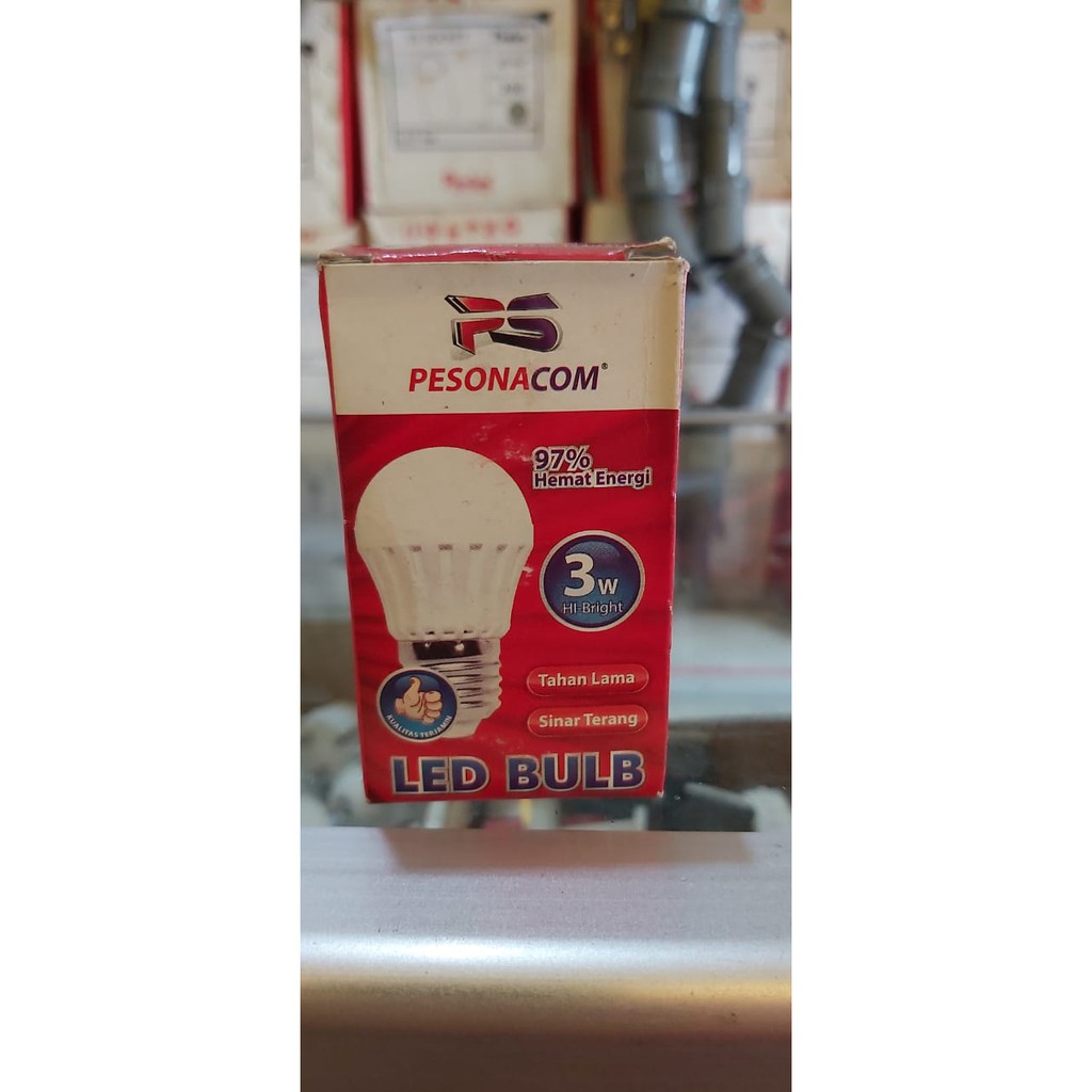Lampu LED bulb PESONACOM 3W