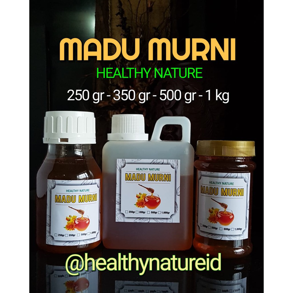 

Pure Honey || Madu Murni 100% Asli Premium Tanpa Gula Tambahan