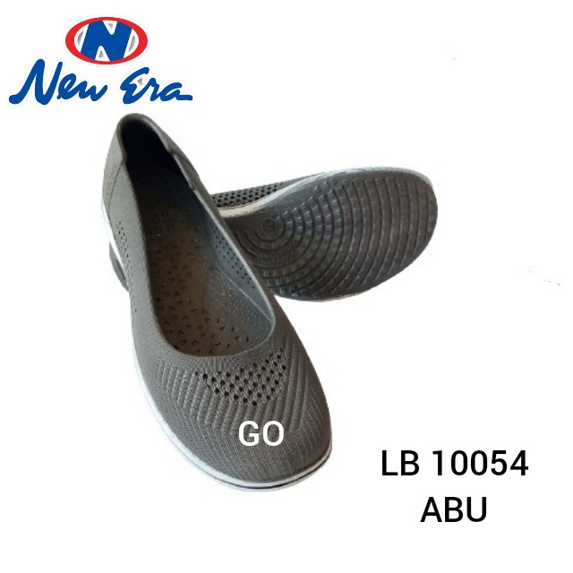 BB NEW ERA LB 10054 Sepatu Slip On Wanita Karet TERBARU Original Murah