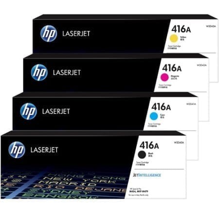 Toner HP 416A Black Cyan Magenta Yellow 1 Set Original