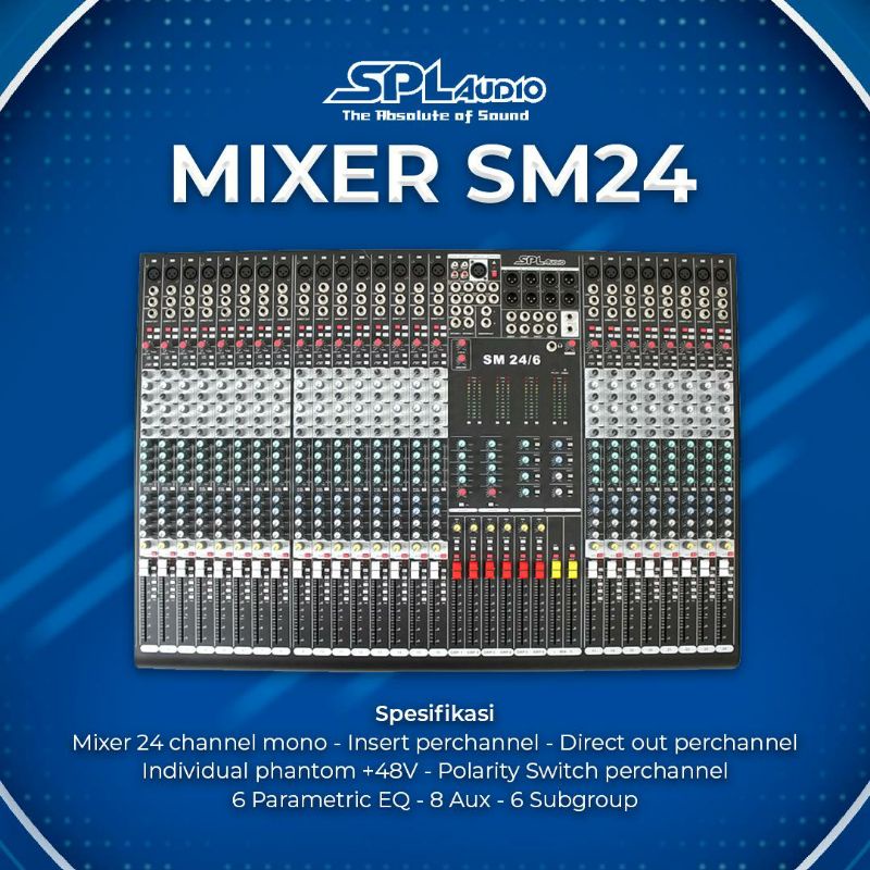 MIXER SPL AUDIO SM24/6