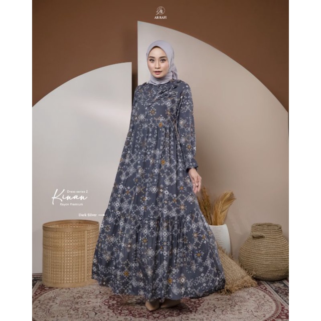 kinan dress series 2 by arrafi dress manis anak muda remaja dewasa terbaru termurah terhits terlaris