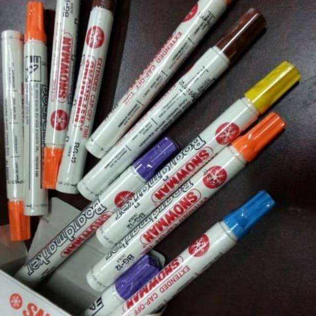 

Spidol Whiteboard Snowman Bisa Dihapus Spidol Papan Tulis BG-12 (1 Pcs)