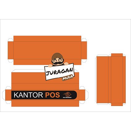 DIY Diorama Papercraft Miniatur Kantor Pos