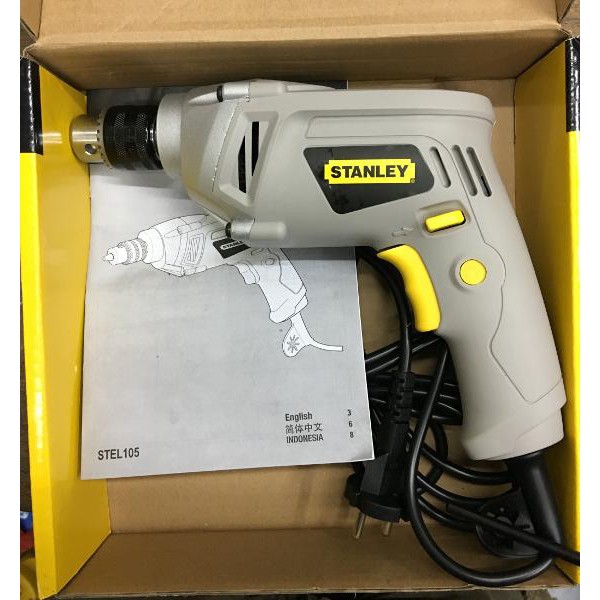 Mesin bor tangan 10mm Stanley